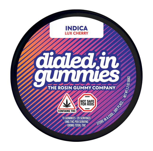 Dialed In Gummies Lux Cherry Rosin Gummies