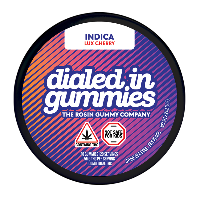 Dialed In Gummies Lux Cherry Rosin Gummies