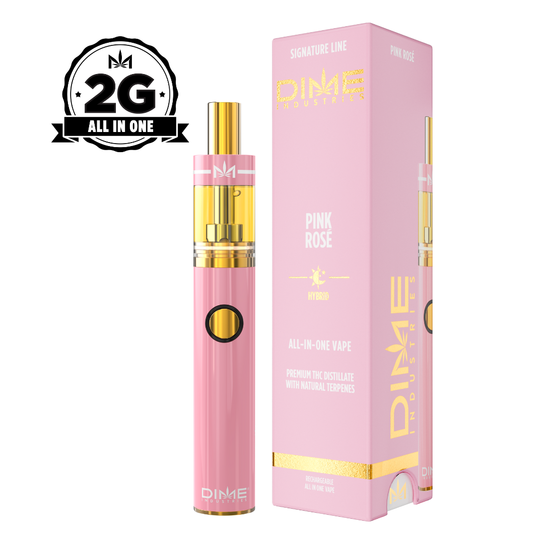 DMC Cannabis DIME Industries Pink Rose Vape