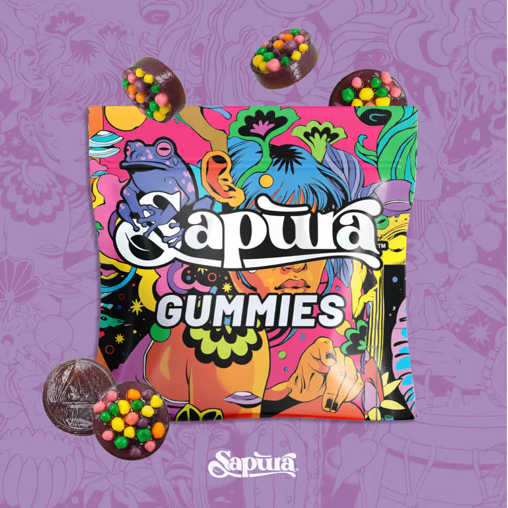 Sapura Grape Crunch Gummies