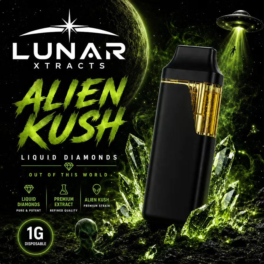 Lunar Xtracts Alien Kush Liquid Diamond AIO