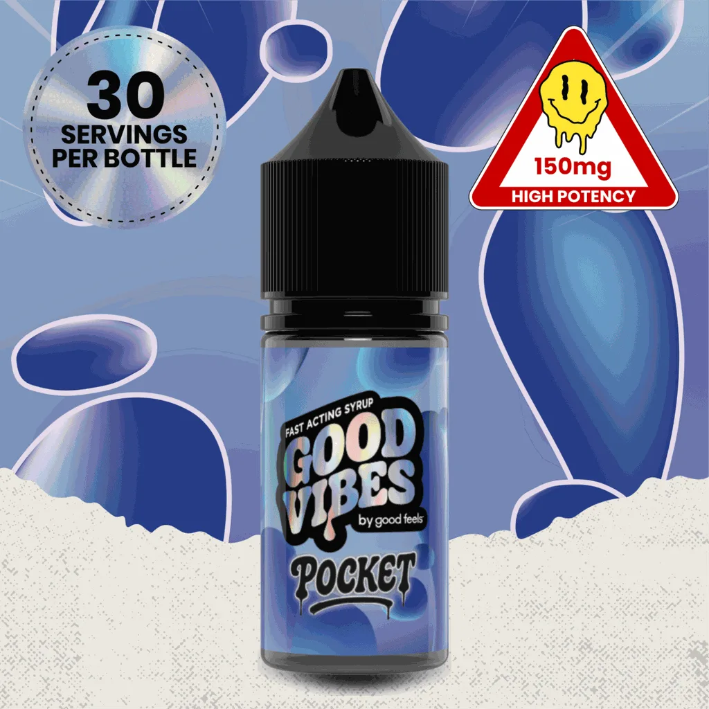 Good Vibes Blue Raspberry Pocket
