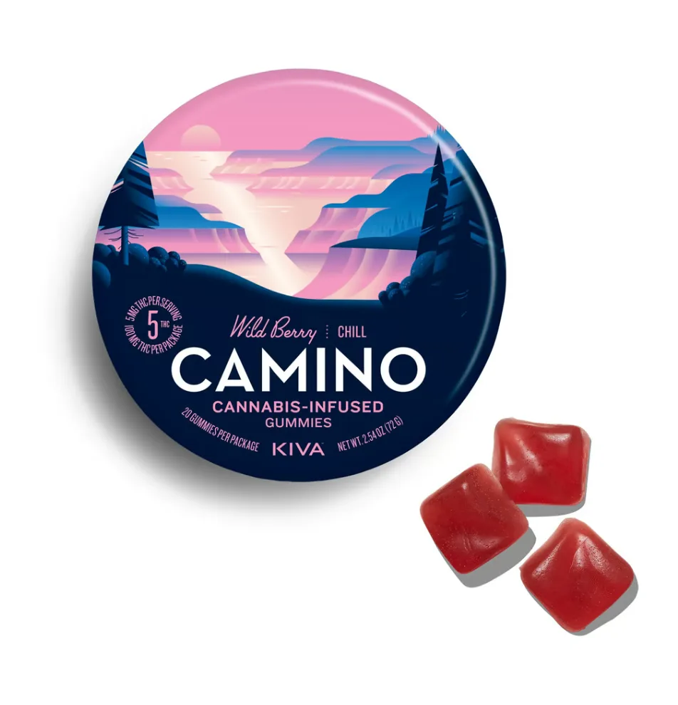 KIVA Camino Wild Berry Gummies