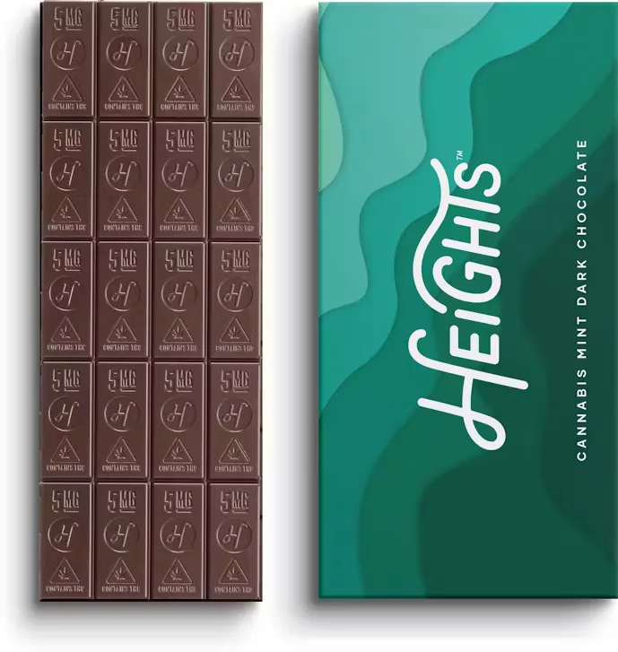 NETA Heights Mint Dark Chocolate Bar (Indica)