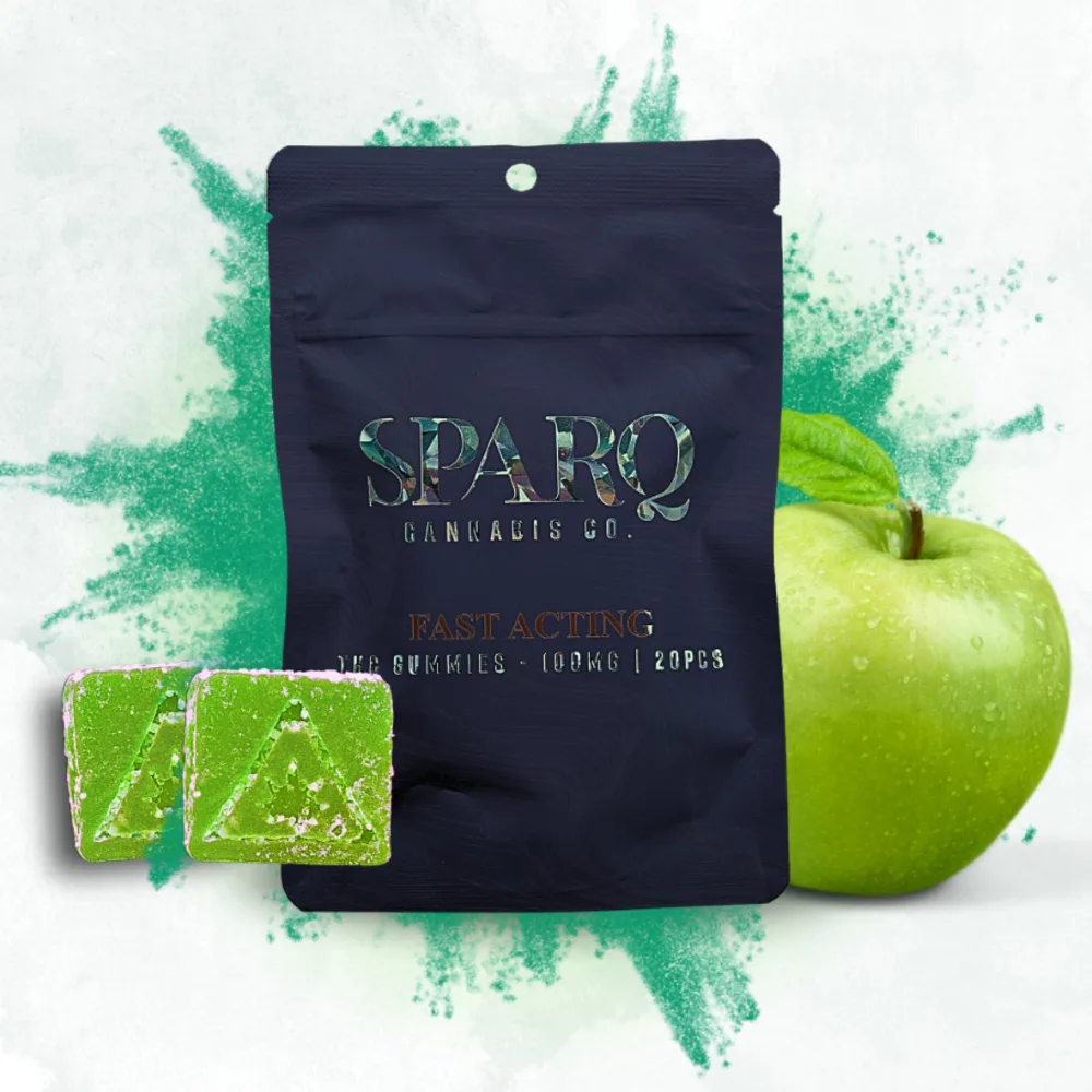 Sparq Sour Apple Gummies